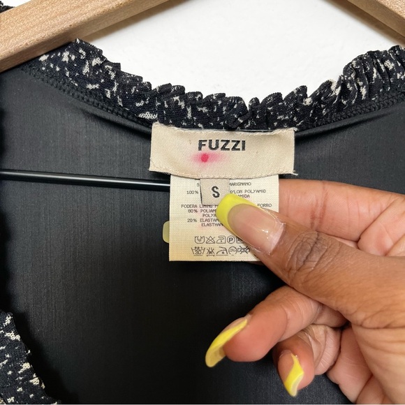 Jean Paul Gaultier FUZZI Women Whymsigoth Maxi Dress‎ Small Gray Metallic Witchy - Picture 5 of 9